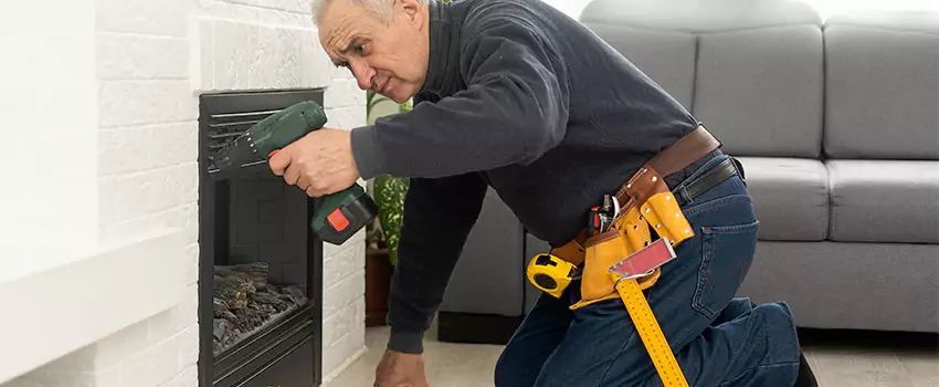 New Indoor Fireplace Installation in Wauwatosa, Wisconsin