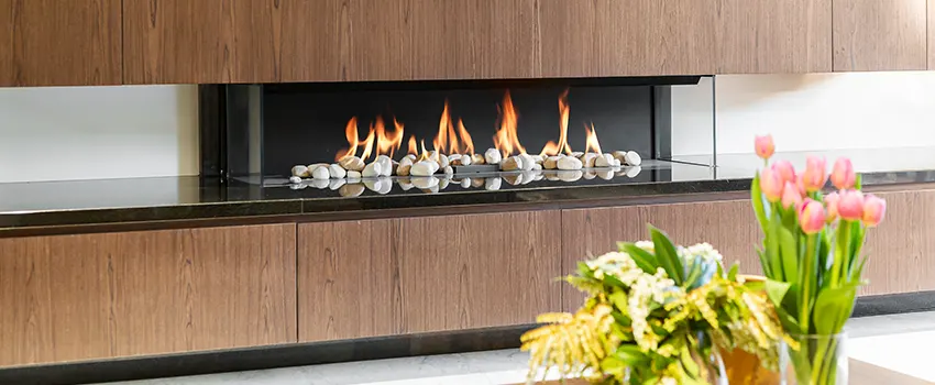 Double-height Fireplace Design Refurbishment in Wauwatosa, Wisconsin