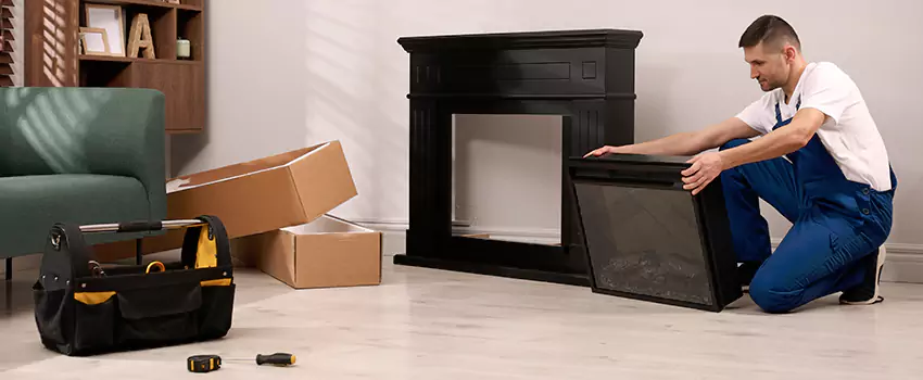 Old Rusted Metal Fireplace Repair And Replacement in Wauwatosa, WI