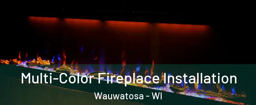  Multi-Color Fireplace Installation Wauwatosa - WI